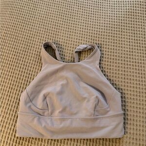 lululemon athletica Wunder under train Light Gray Sports Bra